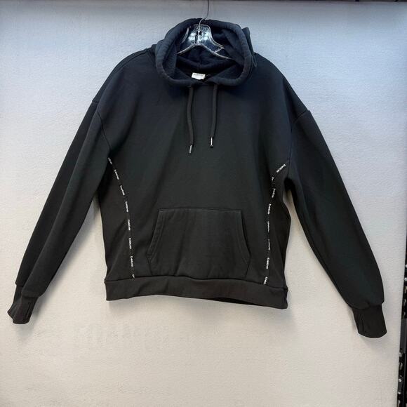 Bebe Sport Tops - BeBe Sport Hoodie Women's L Black White Sweatshirt Athleisure